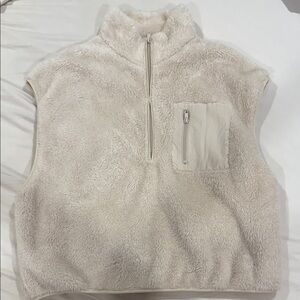 H&M Cream Fleece Vest